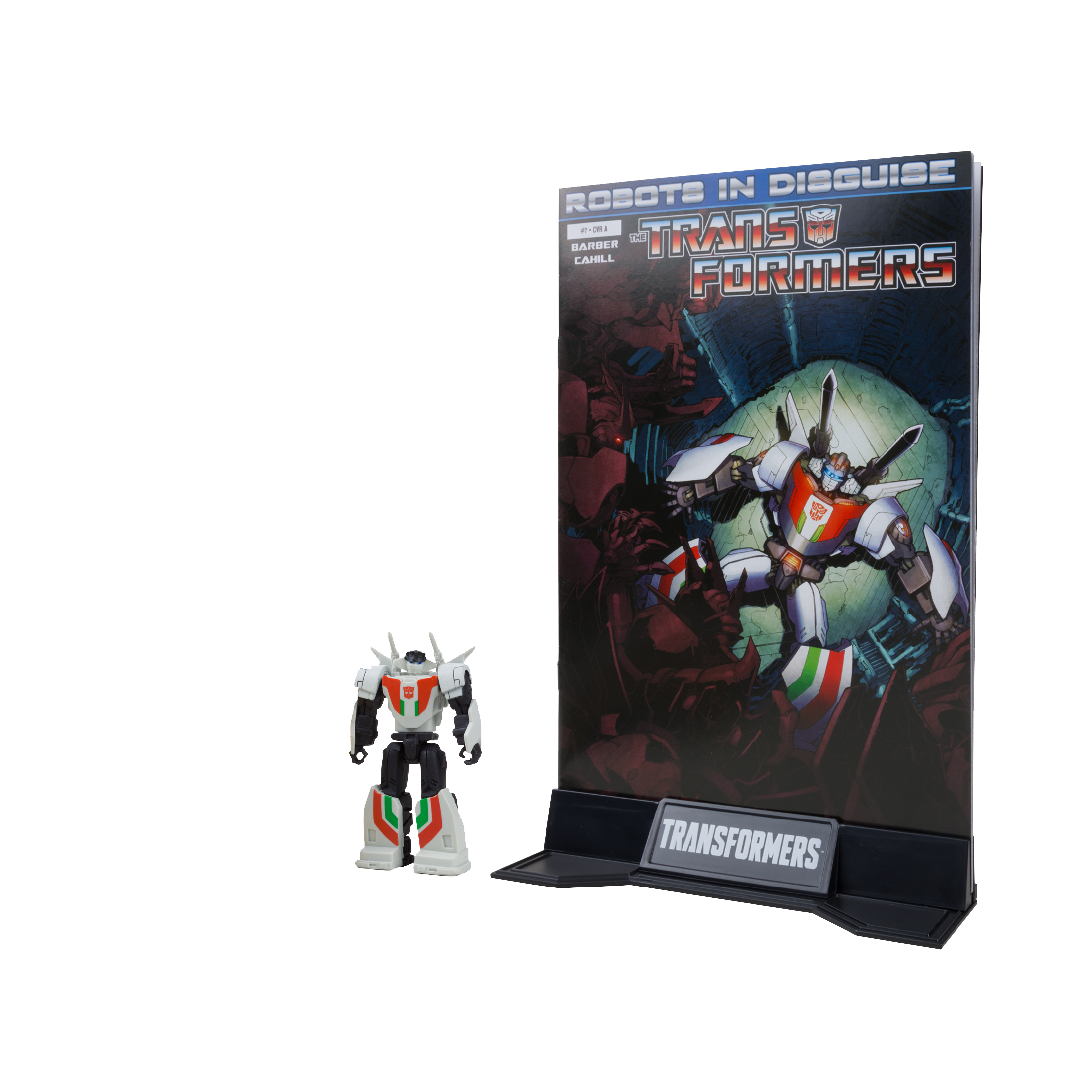 Transformers Page Punchers 2pk Bumblebee and Wheeljack 3in Action Figures with 2 Comics McFarlane Toys