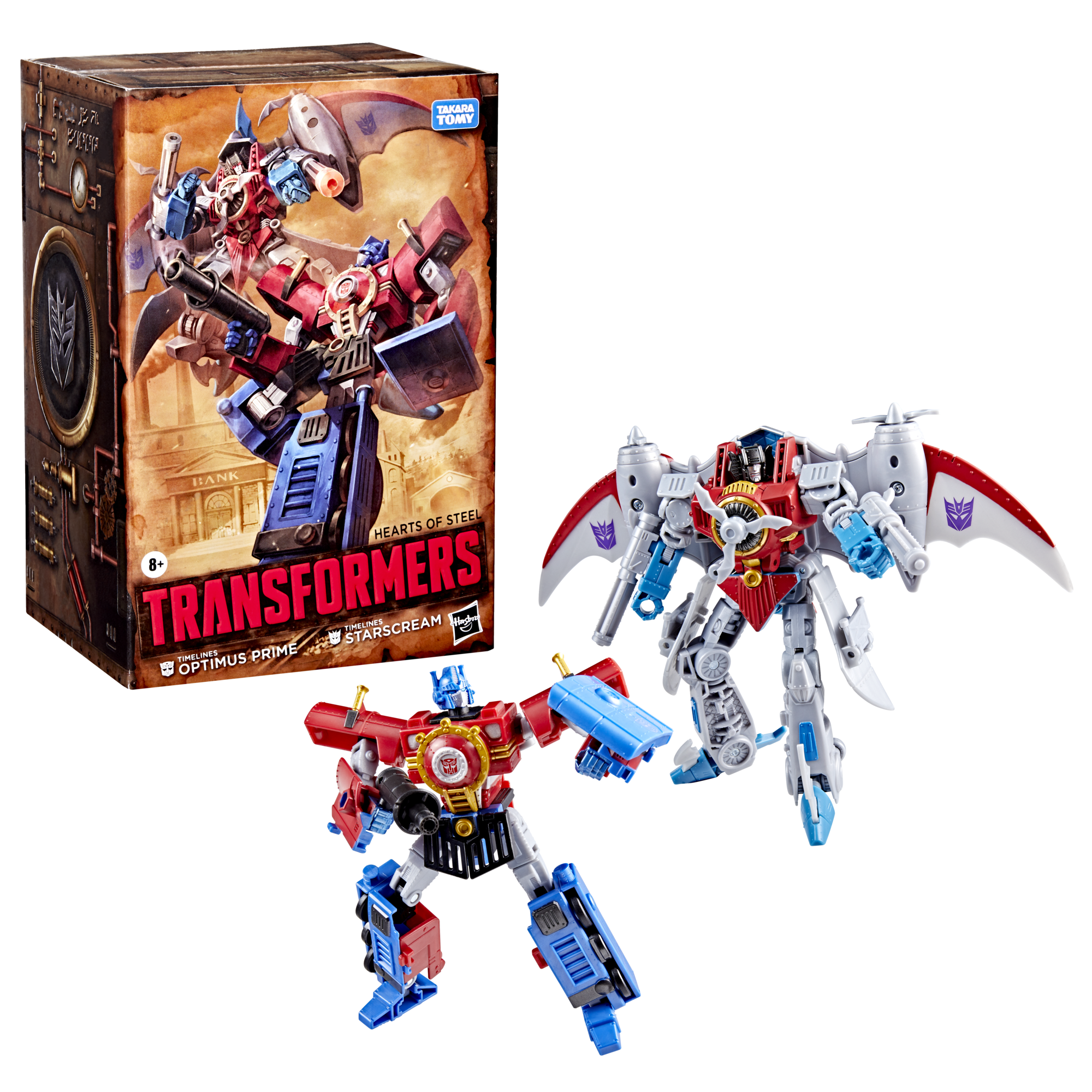 Transformers Timelines Comic Edition Optimus Prime and Starscream
