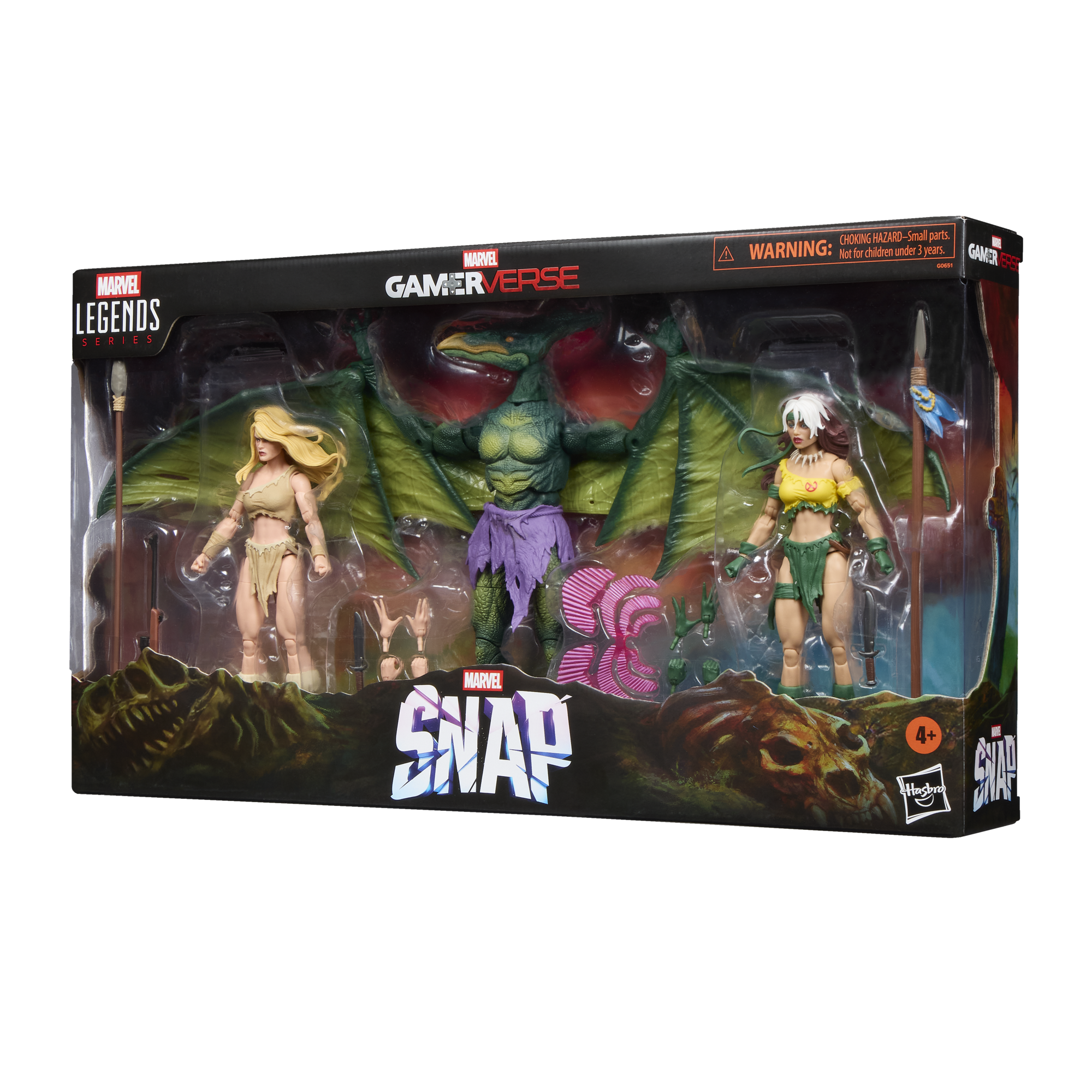 Marvel Legends Series Gamerverse Marvel SNAP Savage Land 3-Pack
