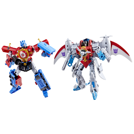 Transformers Timelines Comic Edition Optimus Prime and Starscream