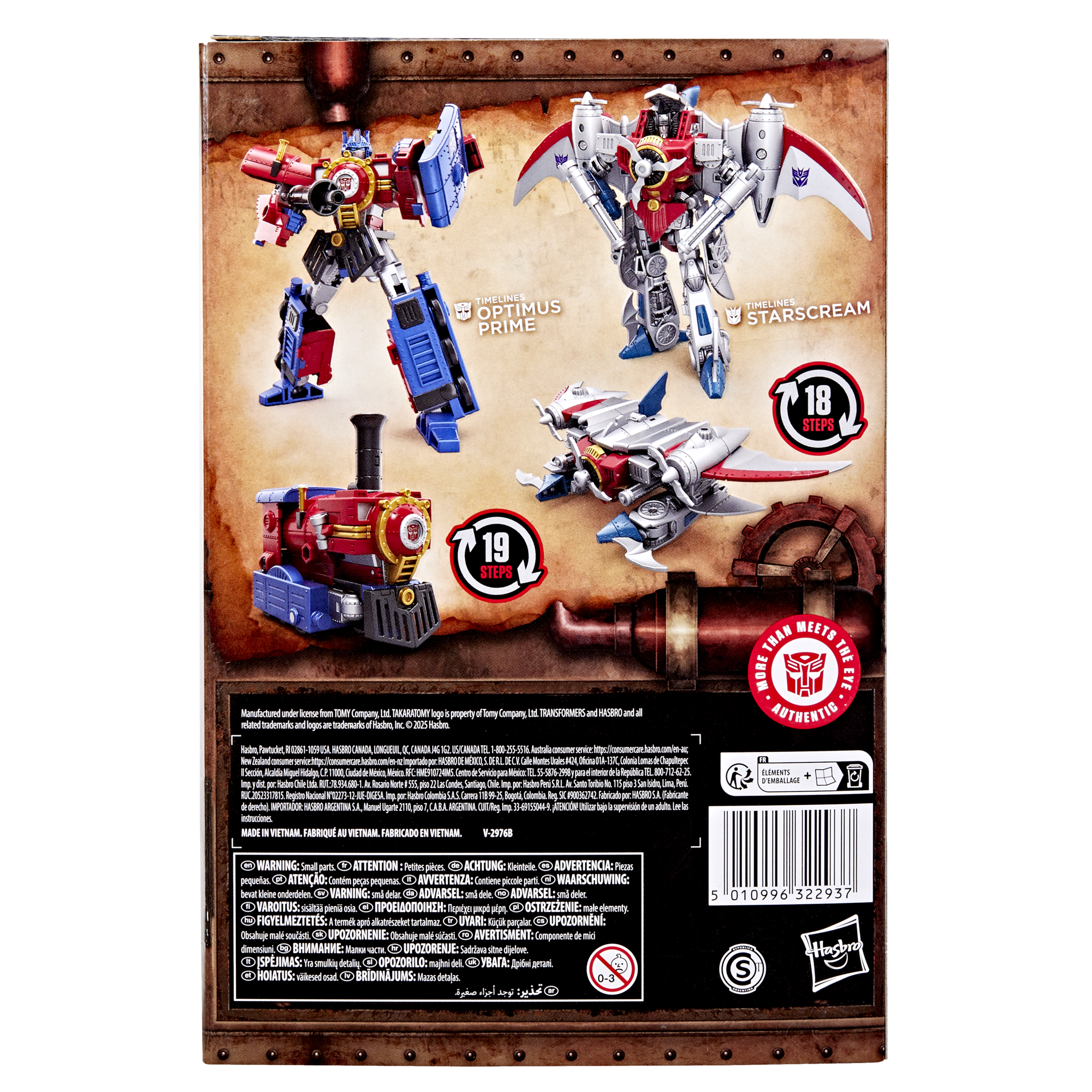 Transformers Timelines Comic Edition Optimus Prime and Starscream