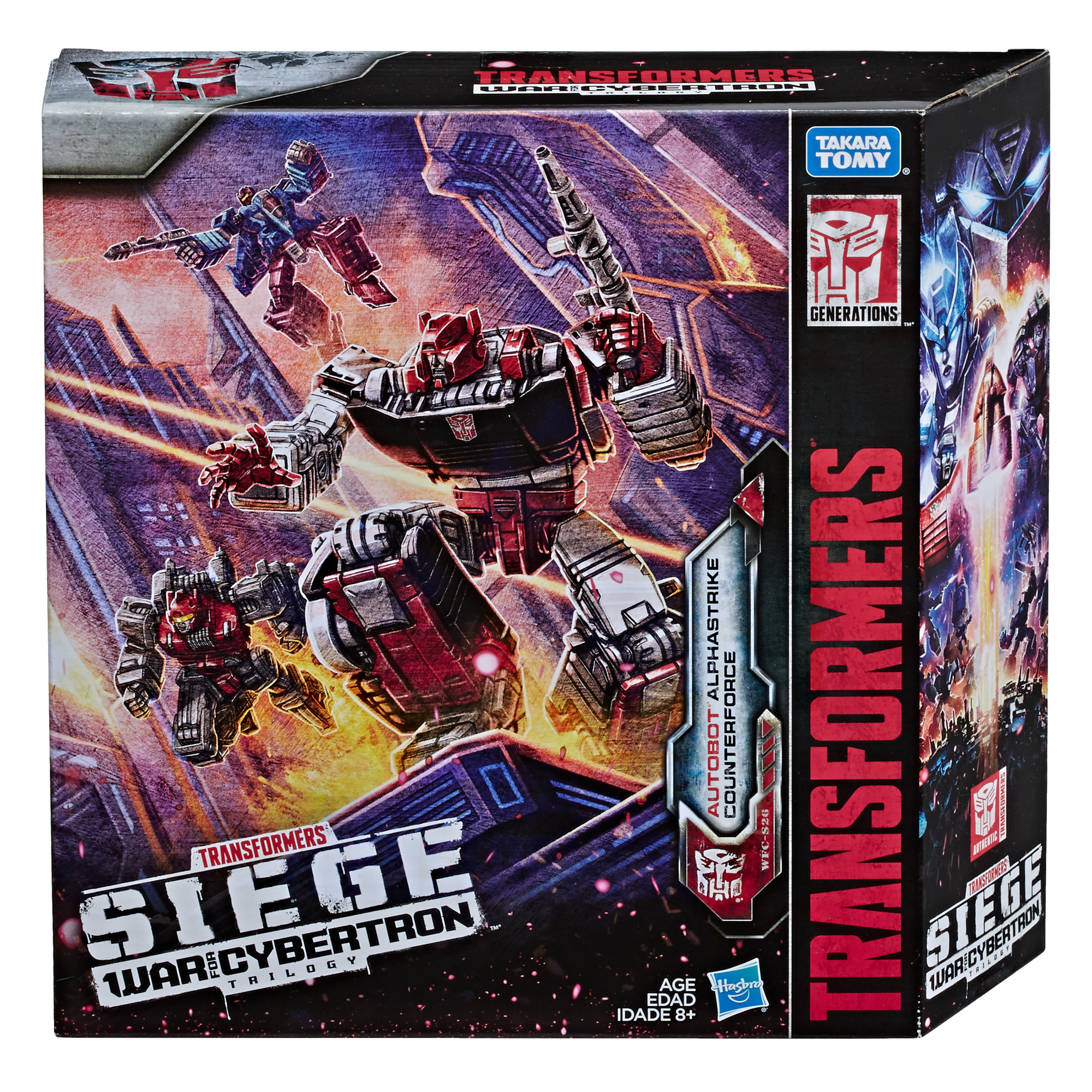 Transformers Toys Generations War for Cybertron Deluxe WFC-S26 Autobot Alphastrike Counterforce 3-Pack - Final Strike Figure Series: Part 1