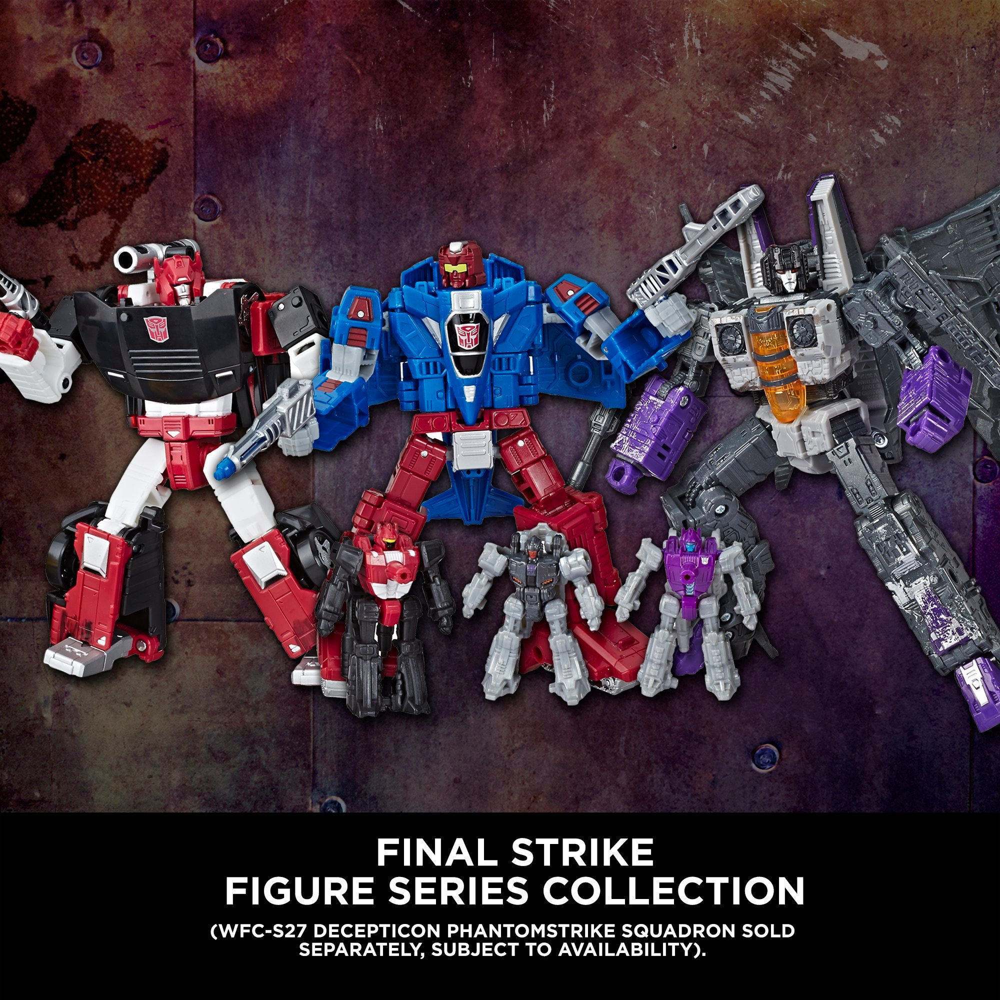 Transformers Toys Generations War for Cybertron Deluxe WFC-S26 Autobot Alphastrike Counterforce 3-Pack - Final Strike Figure Series: Part 1