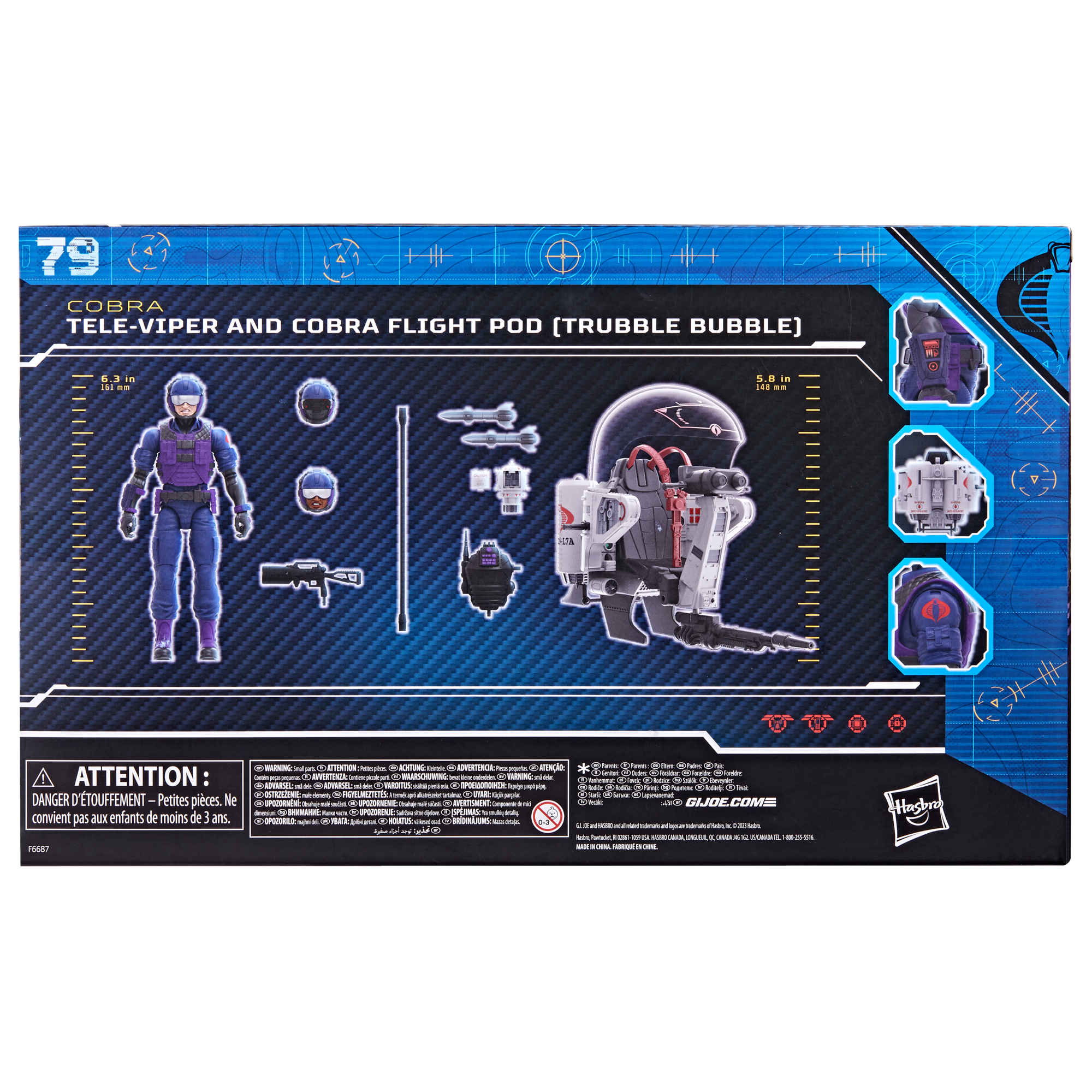 G.I. Joe Classified Series Tele-Viper & Cobra Flight Pod (Trubble Bubble), 79