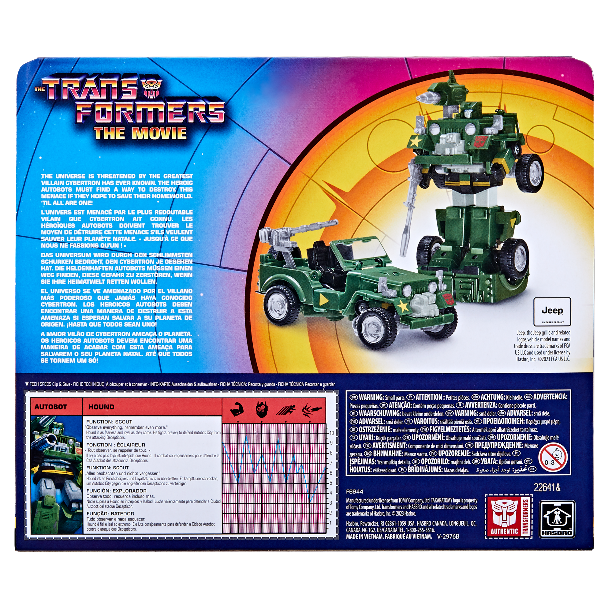 Transformers Retro The Transformers: The Movie Autobot Hound Figure