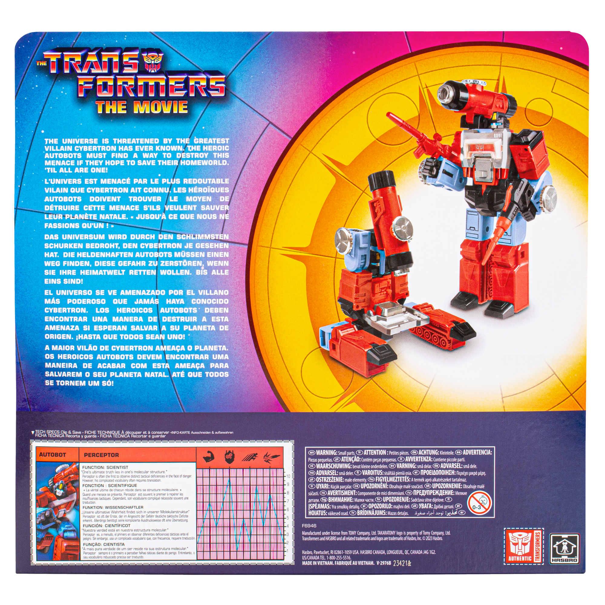 Transformers Retro The Transformers: The Movie Perceptor Figure