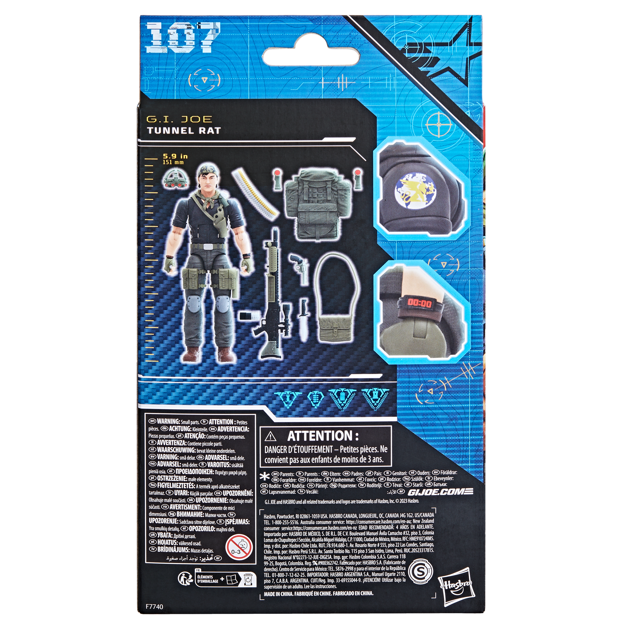 G.I. Joe Classified Series Night Force Tunnel Rat, 107