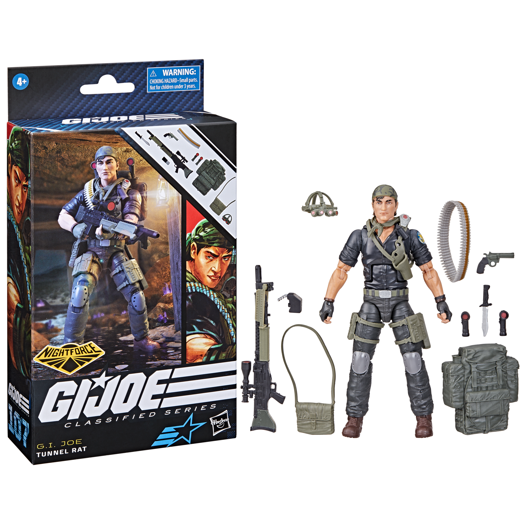 G.I. Joe Classified Series Night Force Tunnel Rat, 107