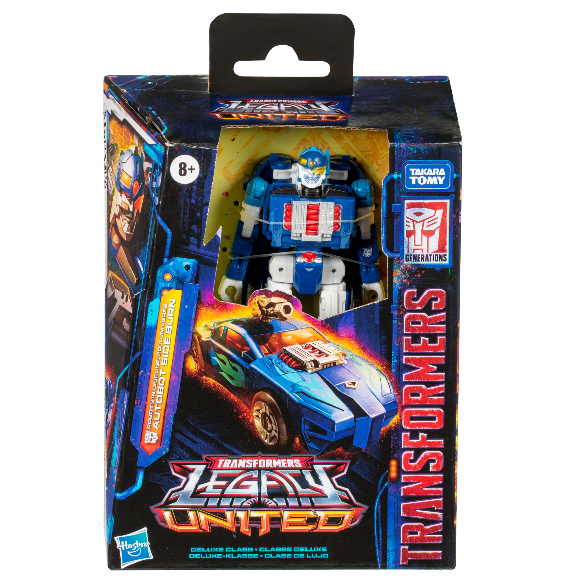 Transformers Legacy United Deluxe Class Robots in Disguise 2001 Universe Autobot Side Burn