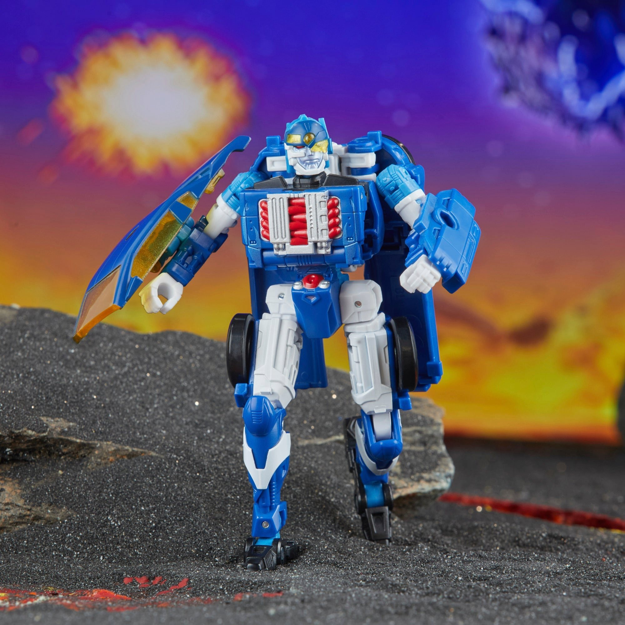 Transformers Legacy United Deluxe Class Robots in Disguise 2001 Universe Autobot Side Burn