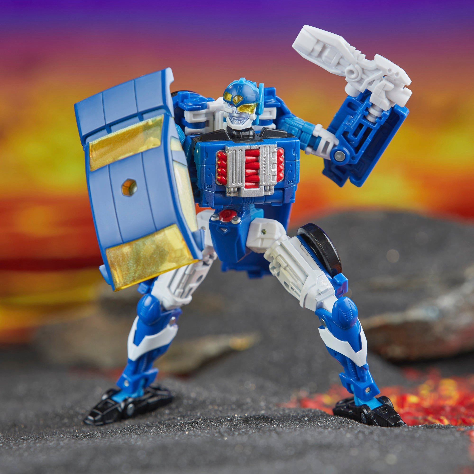 Transformers Legacy United Deluxe Class Robots in Disguise 2001 Universe Autobot Side Burn
