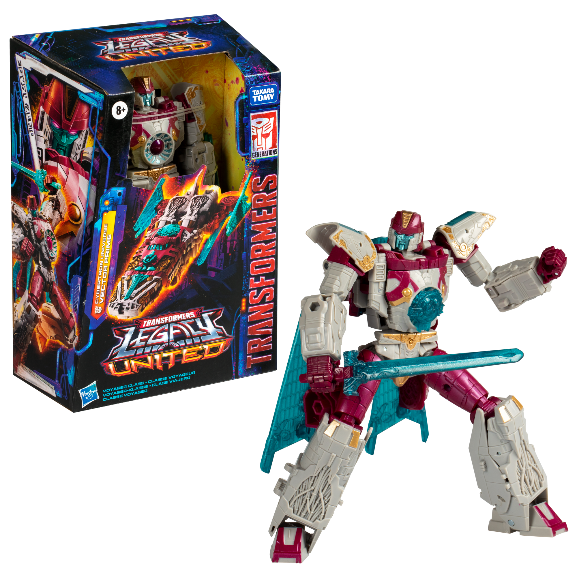 Transformers Legacy United Voyager Class Cybertron Universe Vector Prime Figure