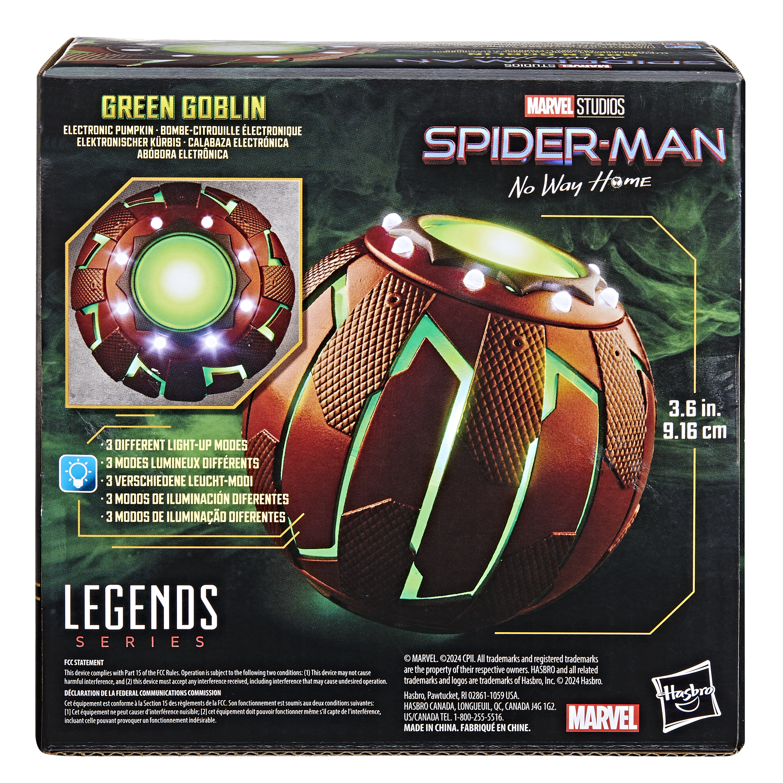 Marvel Legends Series Green Goblin Roleplay Electronic Pumpkin