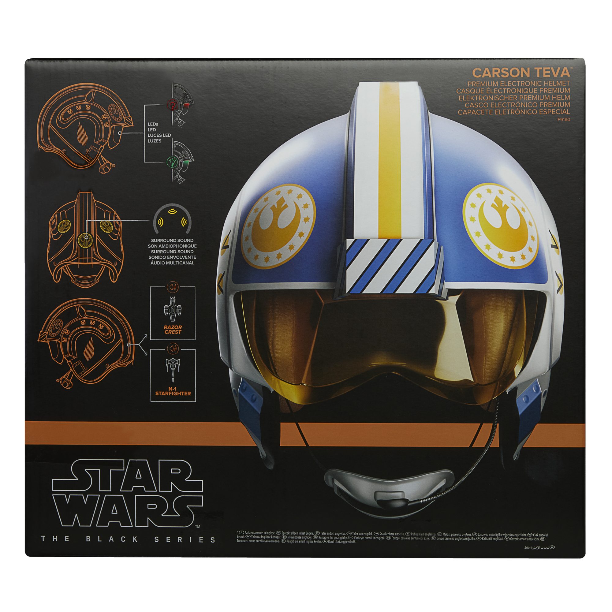 STAR WARS The Black Series Carson Teva Electronic Helmet
