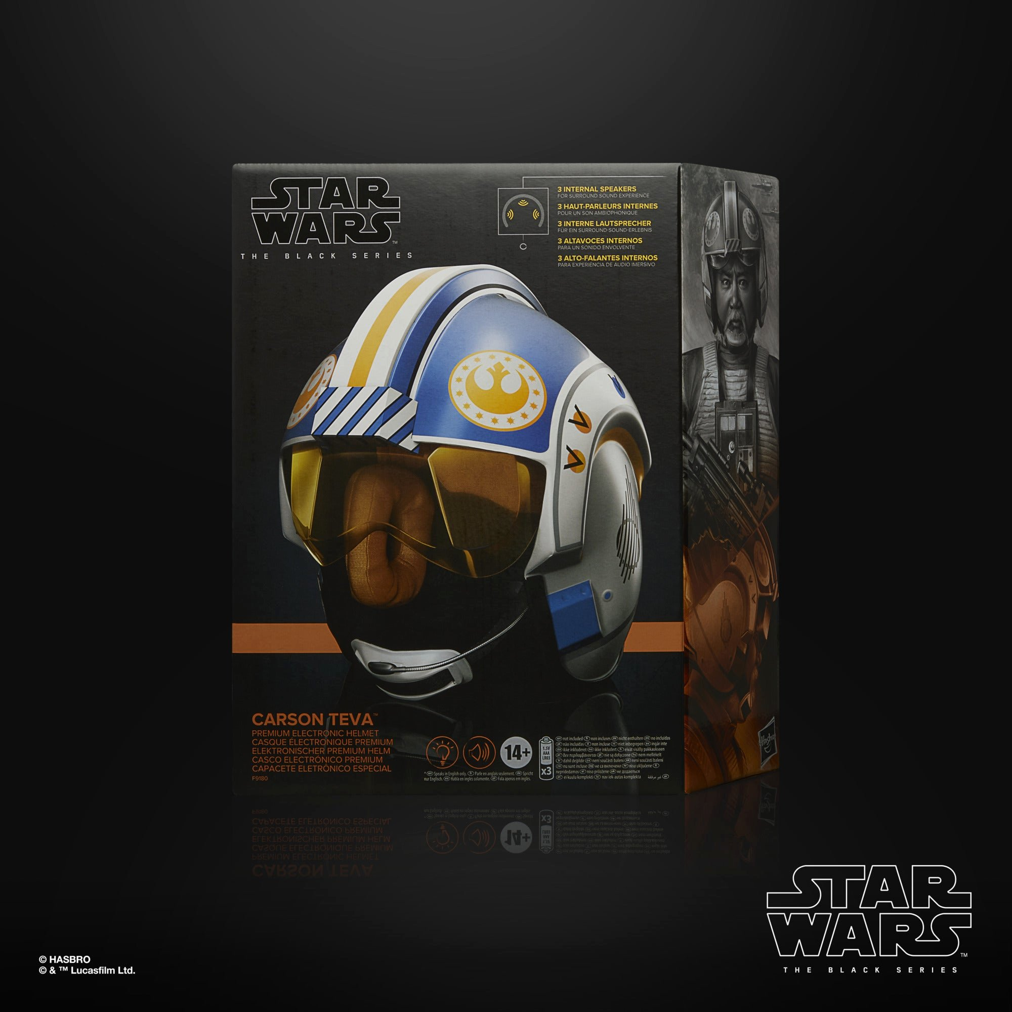 STAR WARS The Black Series Carson Teva Electronic Helmet