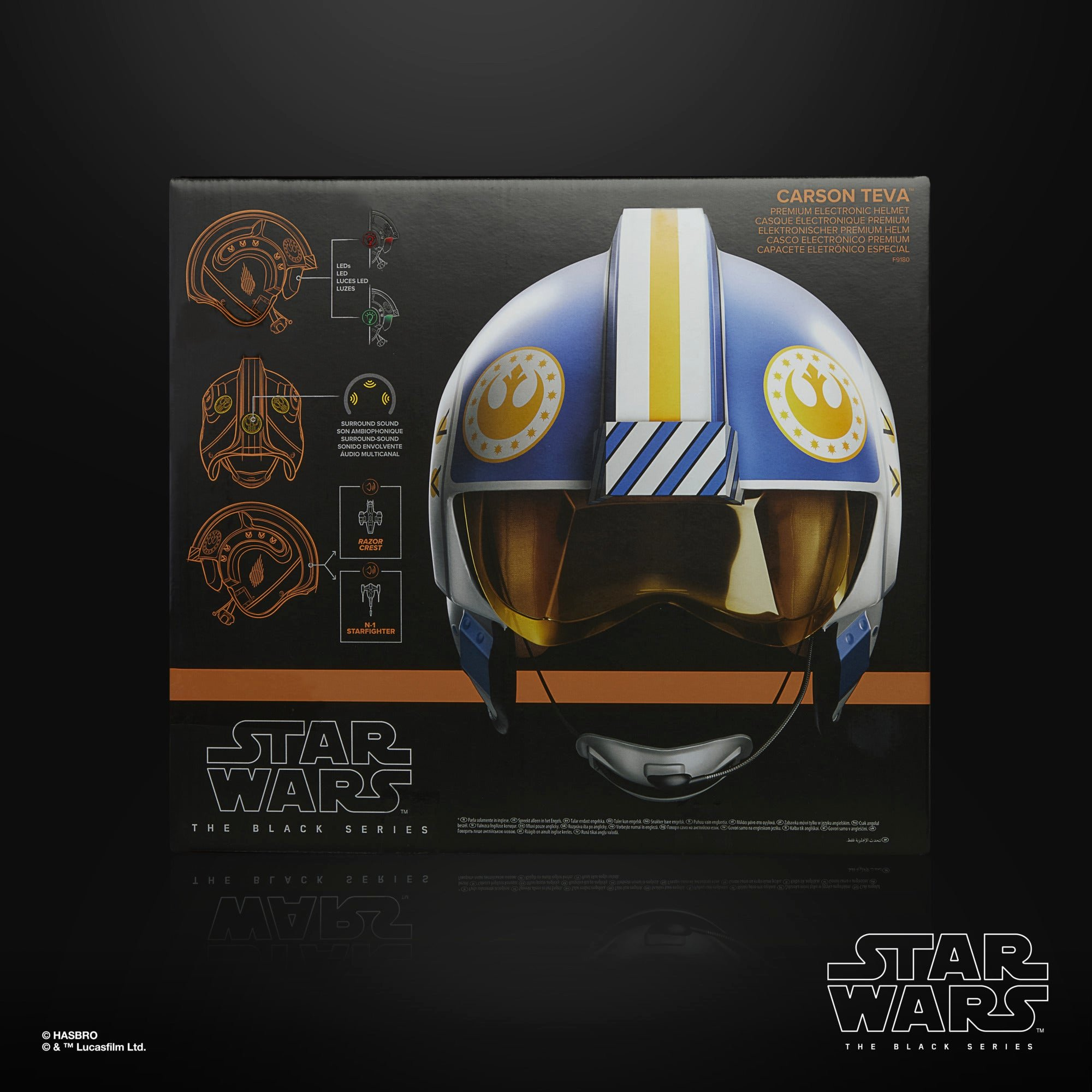 STAR WARS The Black Series Carson Teva Electronic Helmet