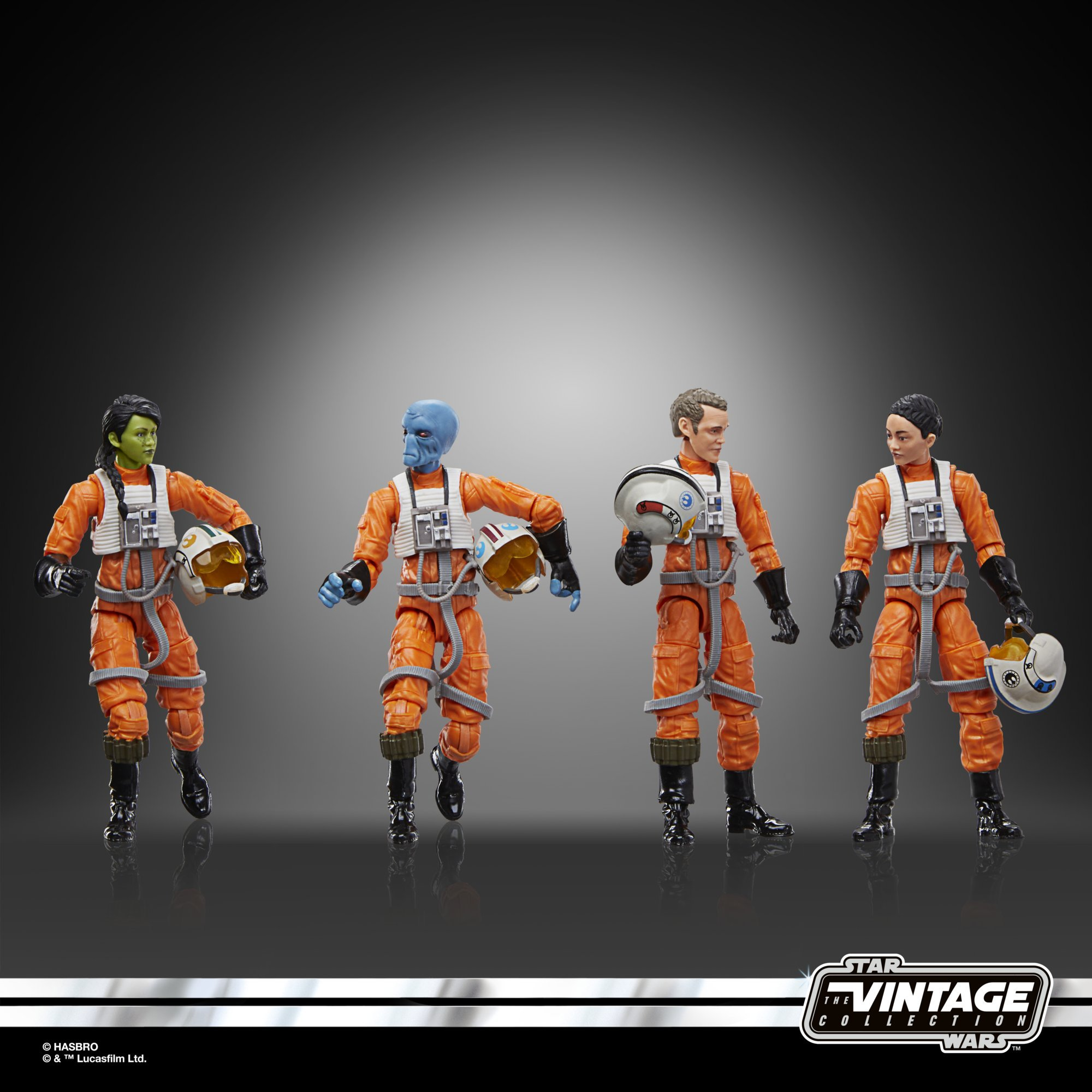 STAR WARS The Vintage Collection X-Wing Pilot 4-Pack