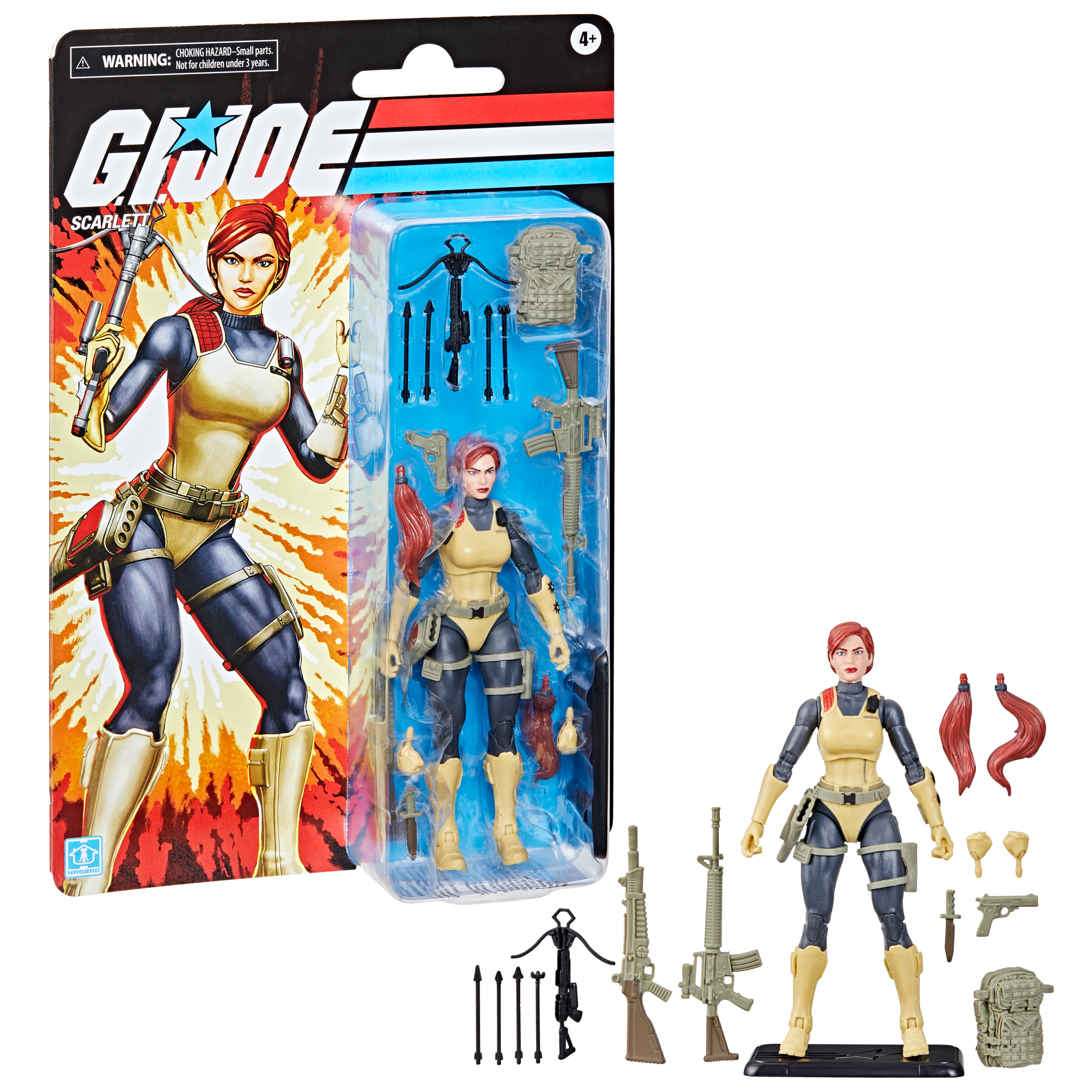 G.I. Joe Classified Series Retro Cardback, Scarlett