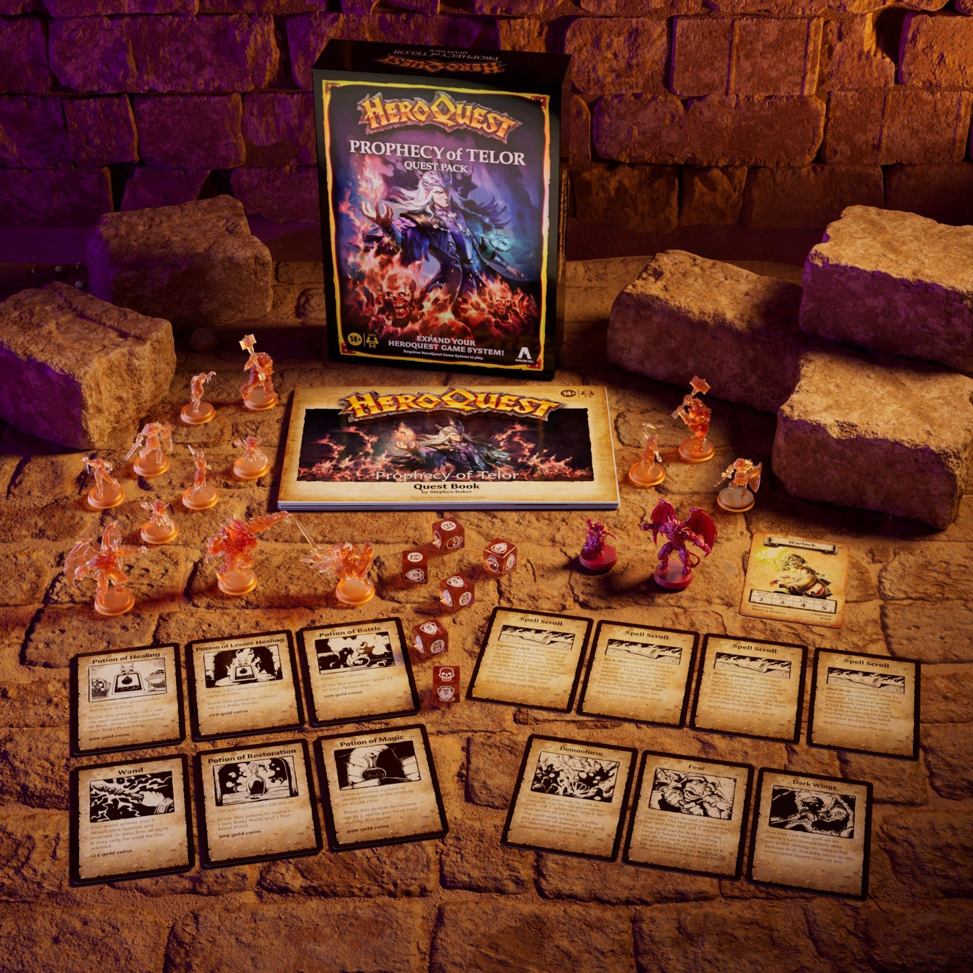 HeroQuest Prophecy of Telor Quest Pack, Requires HeroQuest Game System to Play