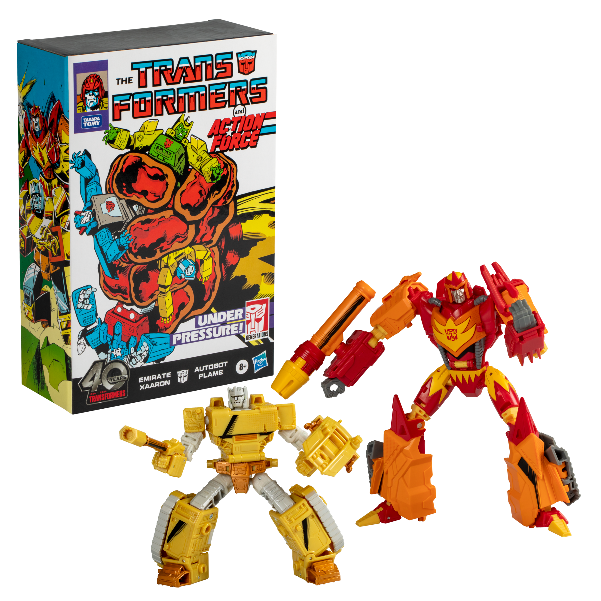 Transformers Generations Comic Edition Autobot Flame & Emirate Xaaron