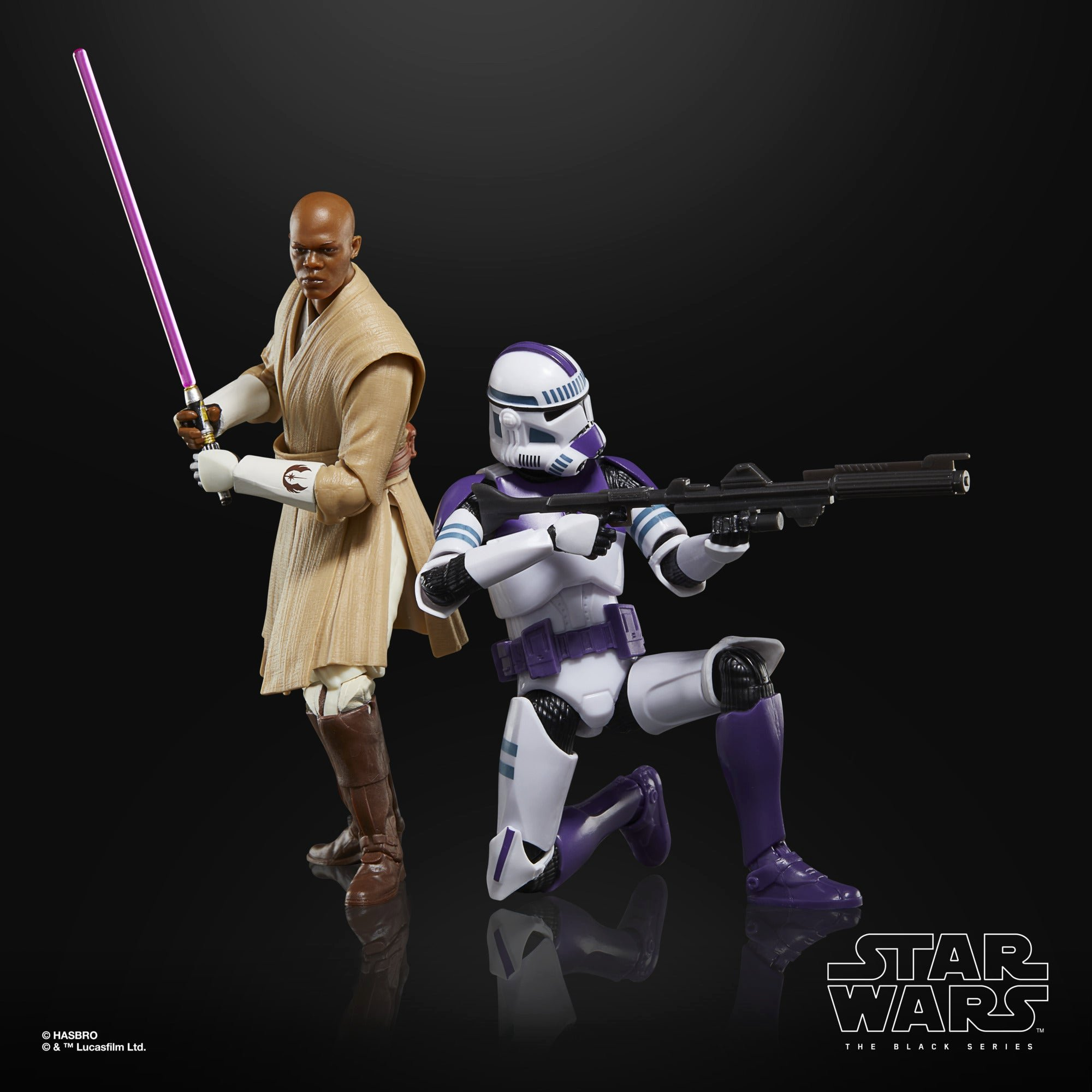 STAR WARS The Black Series Mace Windu & Clone Trooper