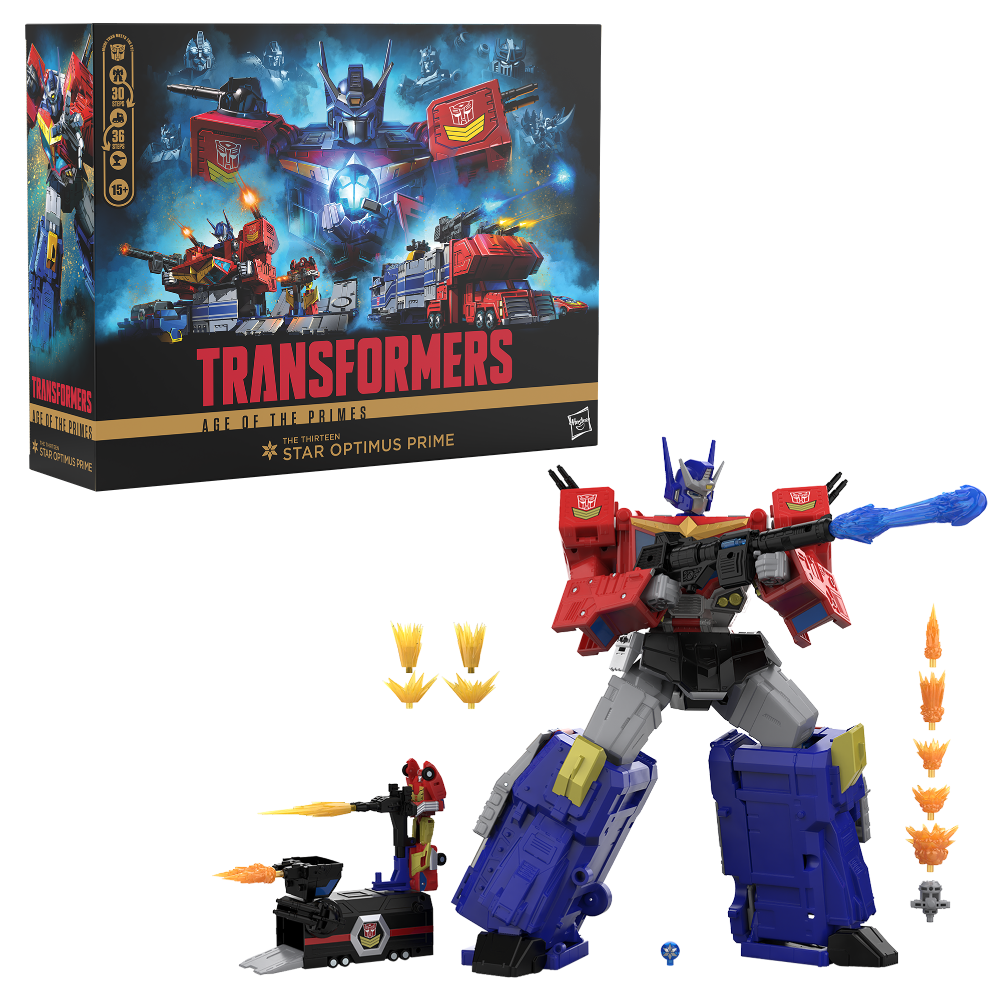 Transformers Age of the Primes Titan Class The Thirteen Star Optimus Prime