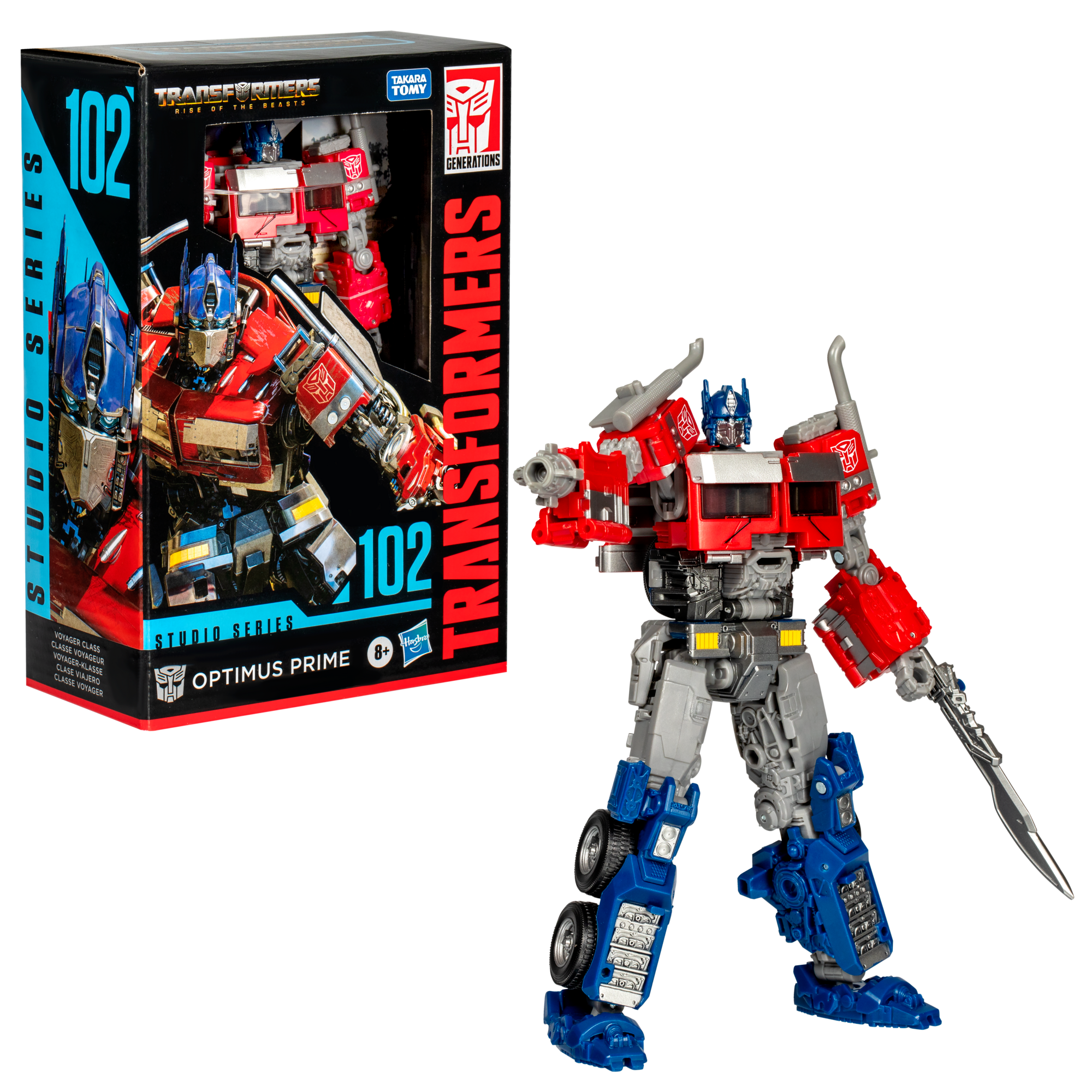 Transformers Studio Series Voyager Class Transformers: Rise of the Beasts 102 Optimus Prime