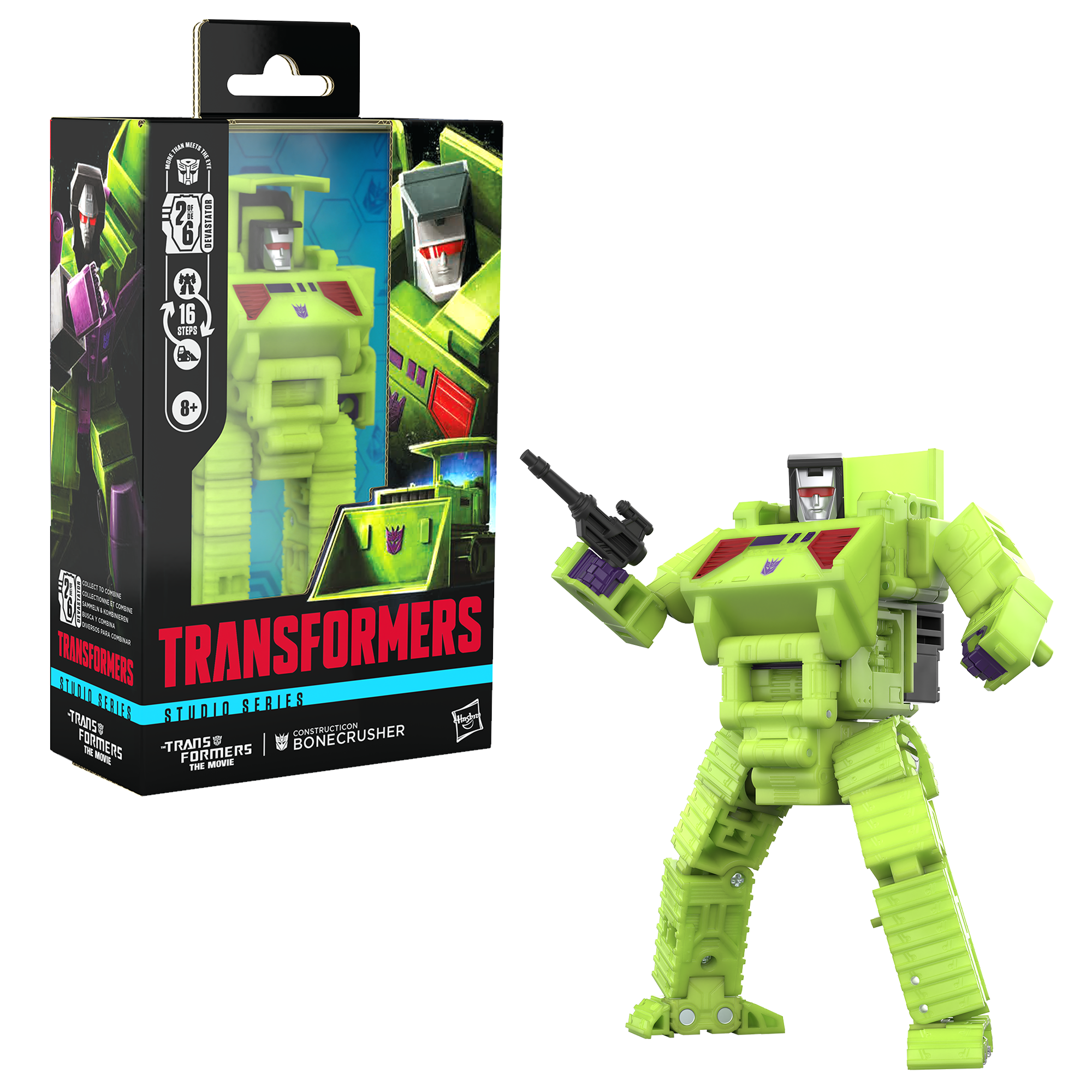Transformers Studio Series Deluxe Class Transformers: The Movie Bonecrusher