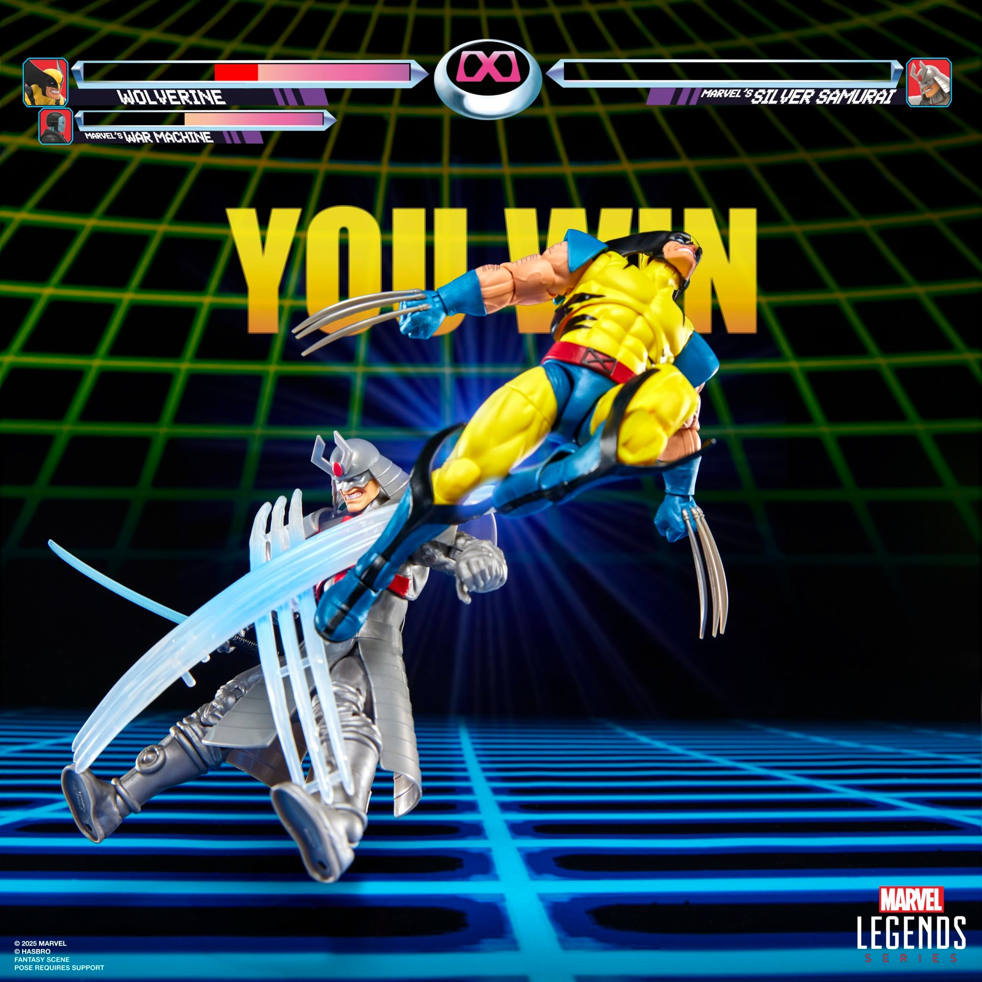 Marvel Legends Series Gamerverse Wolverine vs Marvel's Silver Samurai