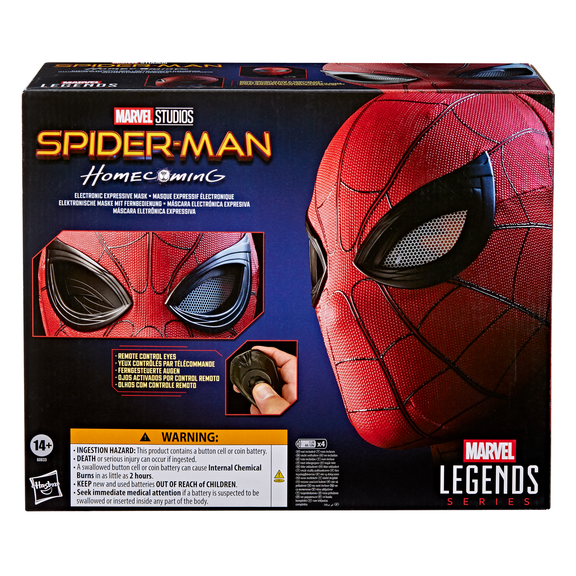 Marvel Legends Series Spider-Man Electronic Expressive Mask