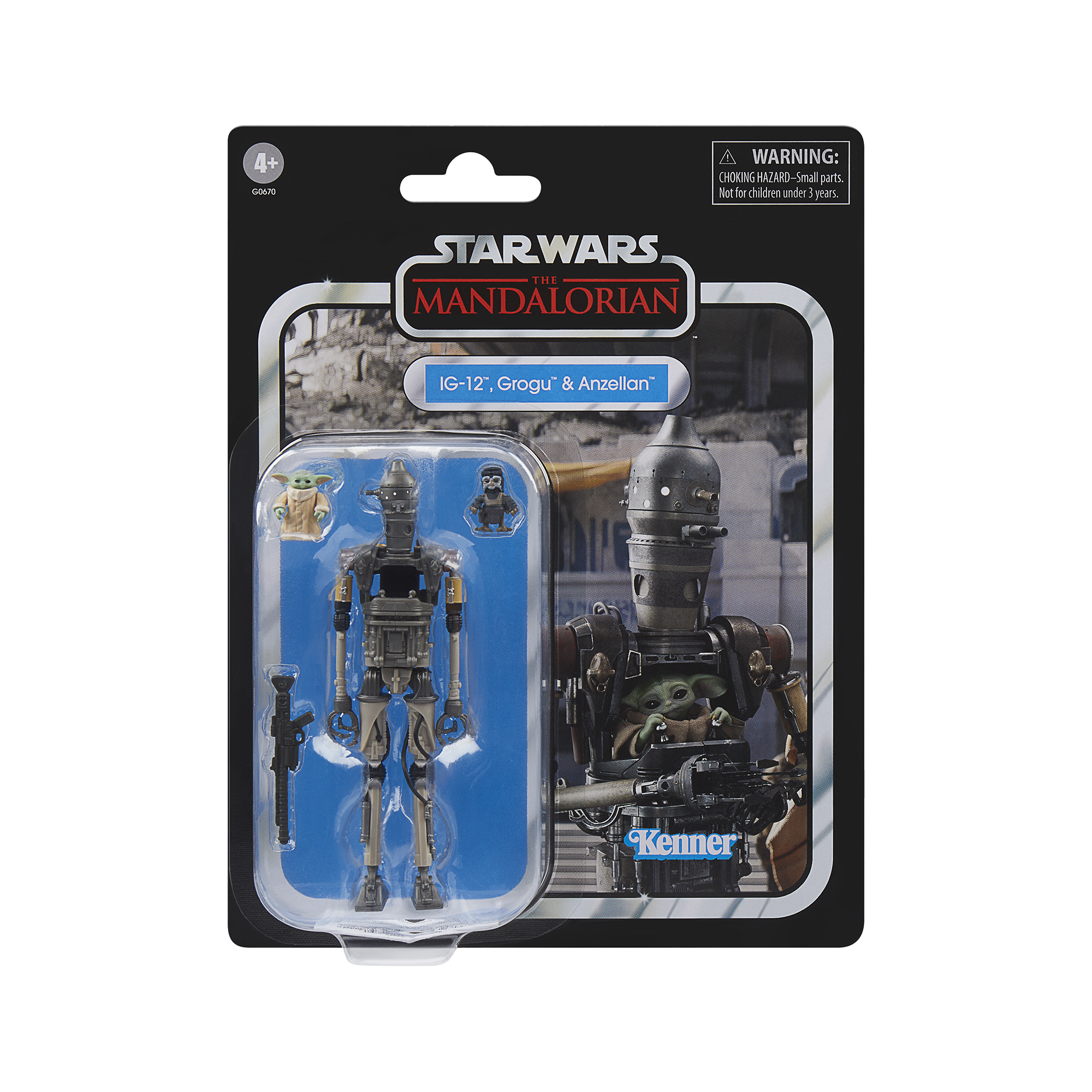 STAR WARS The Vintage Collection IG-12, Grogu & Anzellan