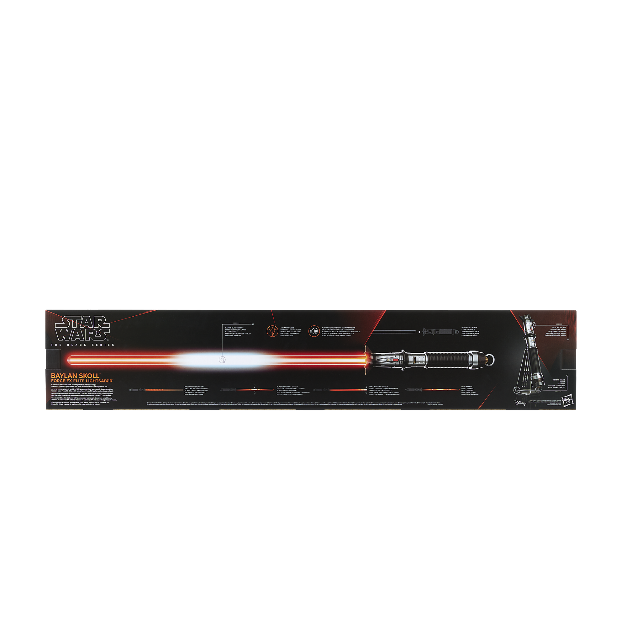 STAR WARS The Black Series Force FX Elite Baylan Skoll Lightsaber