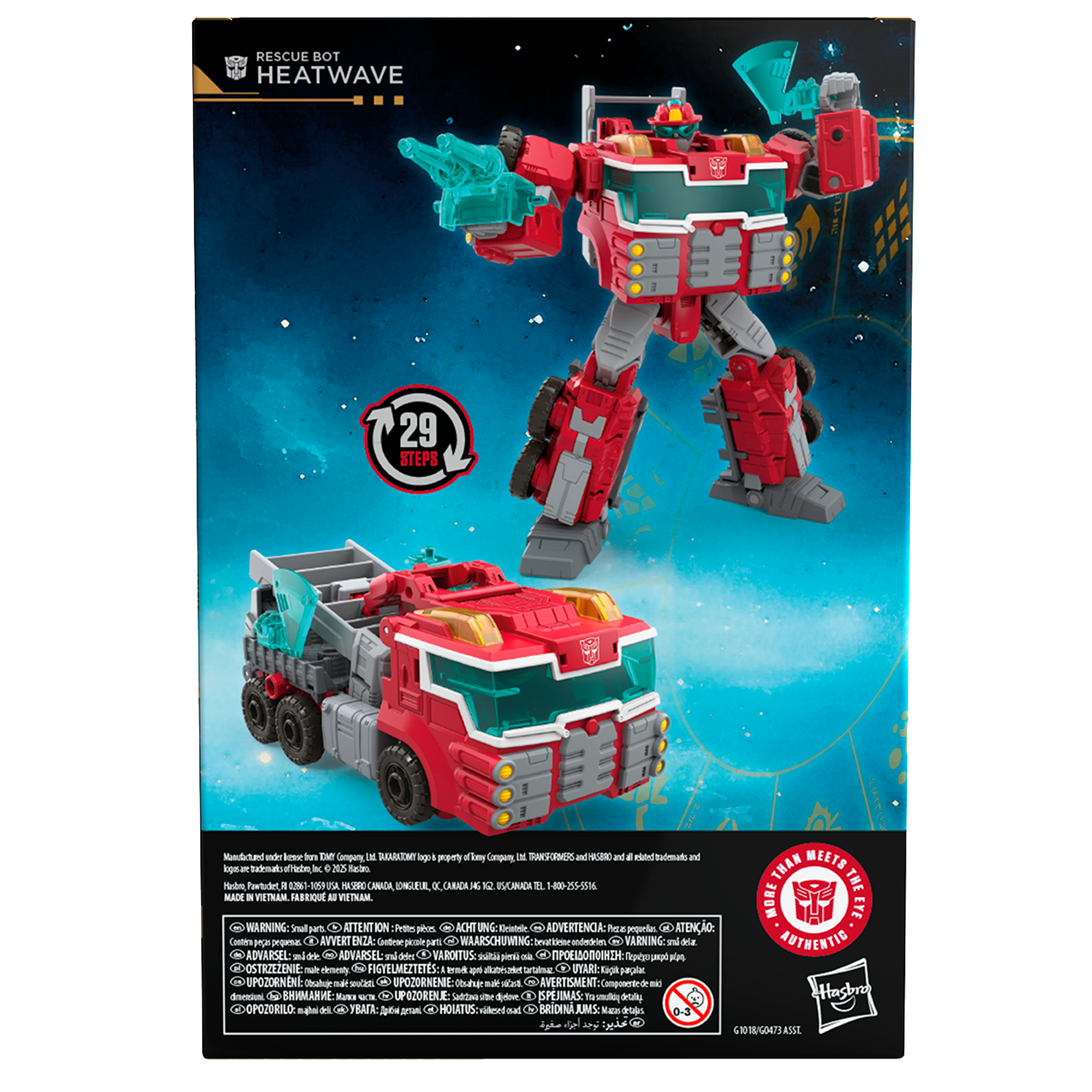 Transformers Age of the Primes Voyager Class Rescue Bot Heatwave