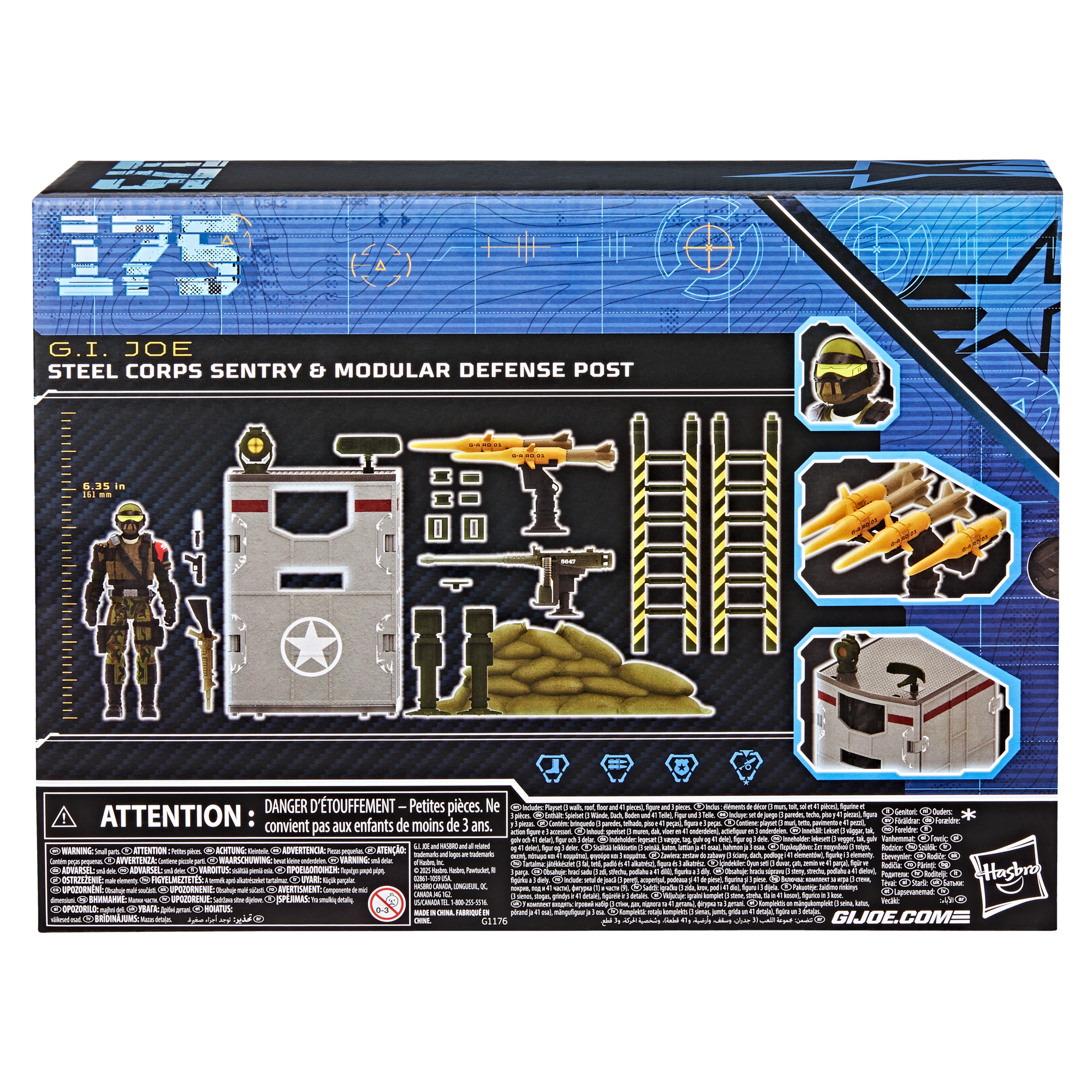 G.I. Joe Classified Series #175, Steel Corps Sentry & Modular Defense Post