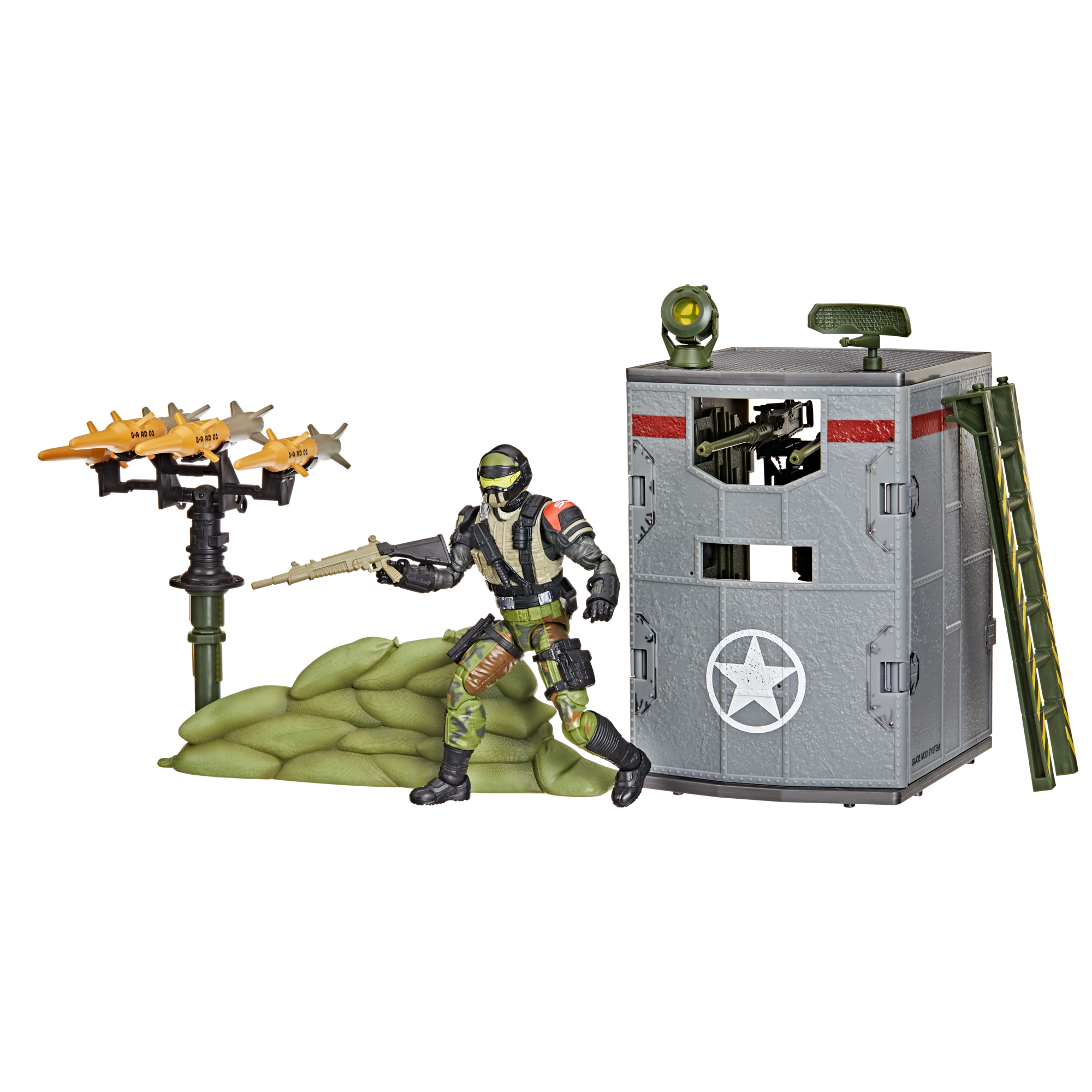 G.I. Joe Classified Series #175, Steel Corps Sentry & Modular Defense Post