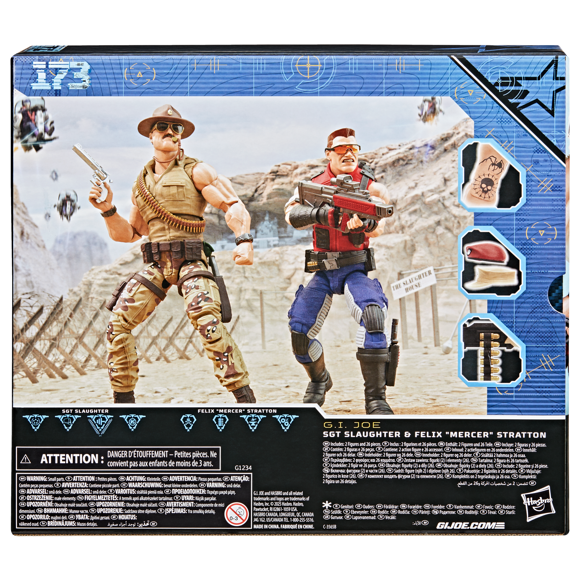 G.I. Joe Classified Series #173, Sgt Slaughter & Felix "Mercer" Stratton