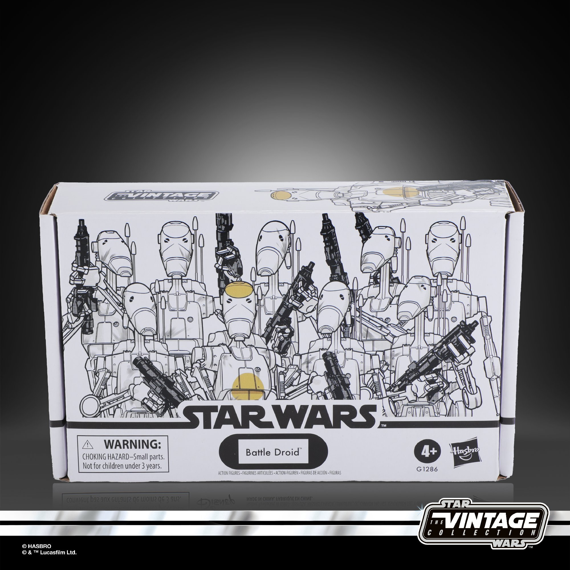 STAR WARS The Vintage Collection Battle Droid 4-Pack