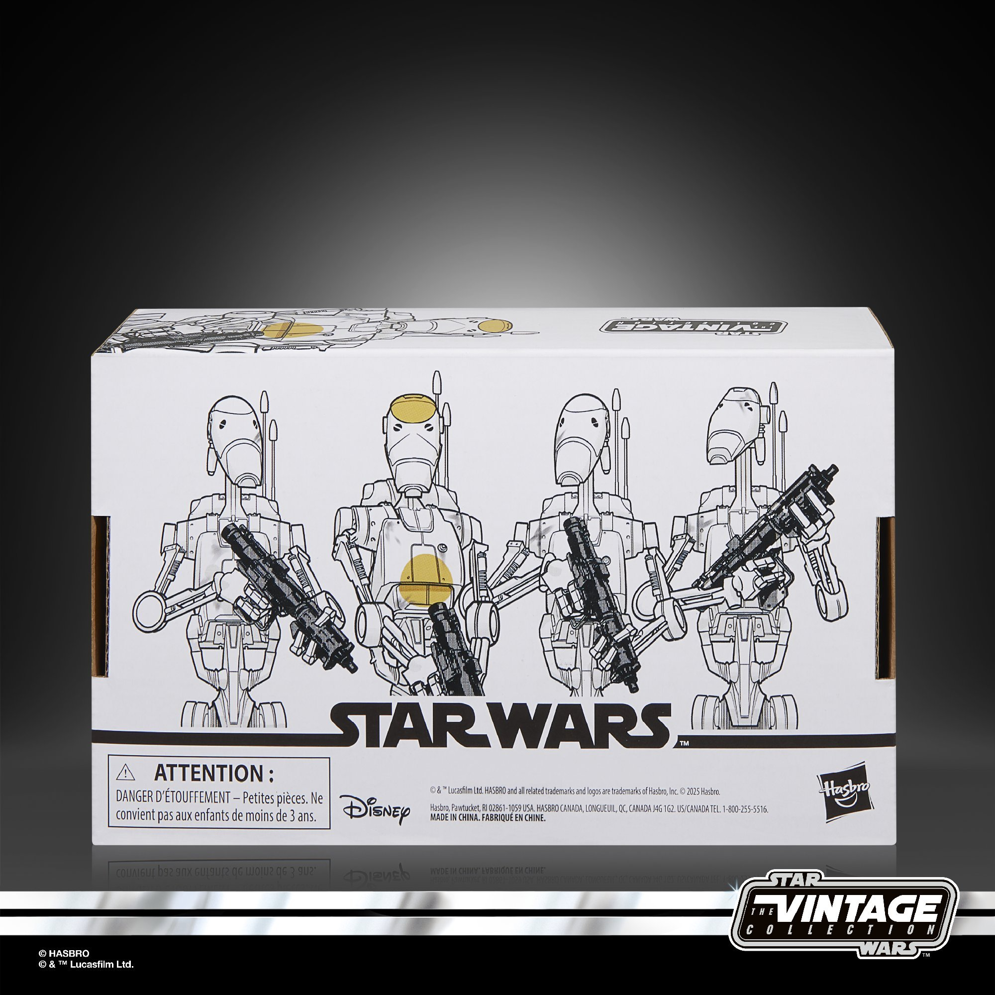 STAR WARS The Vintage Collection Battle Droid 4-Pack