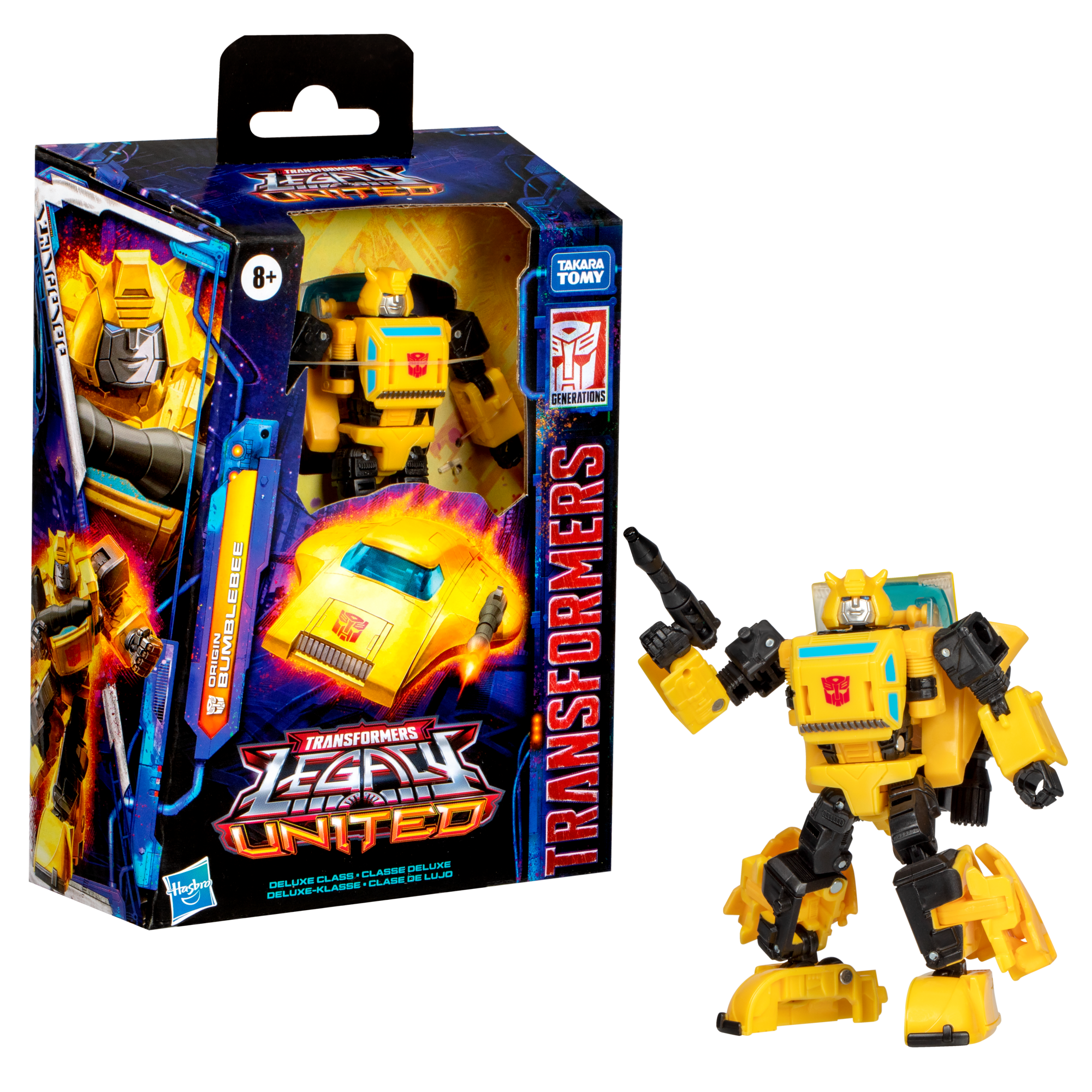 Transformers Legacy Deluxe Class Origin Bumblebee