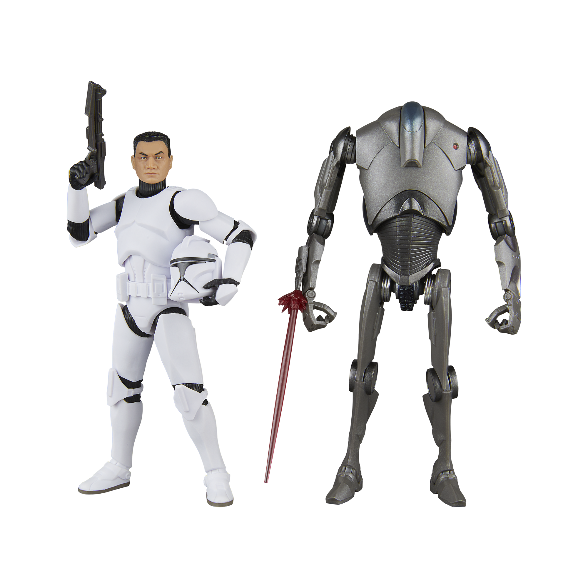 STAR WARS The Black Series Phase I Clone Trooper & Super Battle Droid