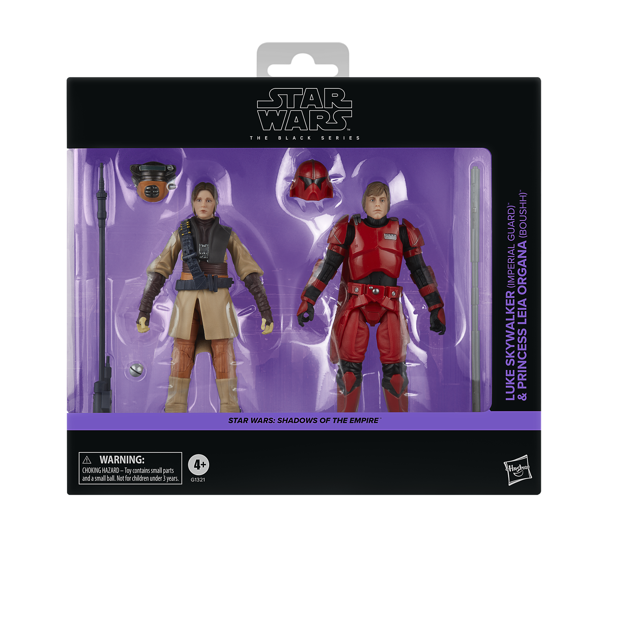 STAR WARS The Black Series Luke Skywalker (Imperial Guard) & Princess Leia Organa (Boushh)