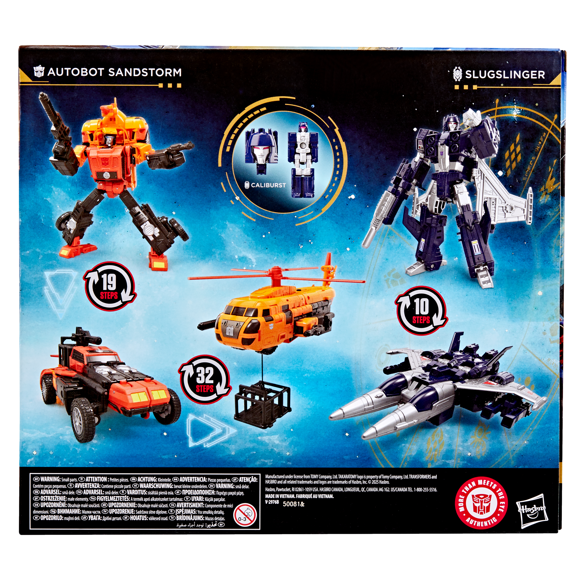 Transformers Age of the Primes Wreck 'n Doom Collection Autobot Sandstorm vs Slugslinger