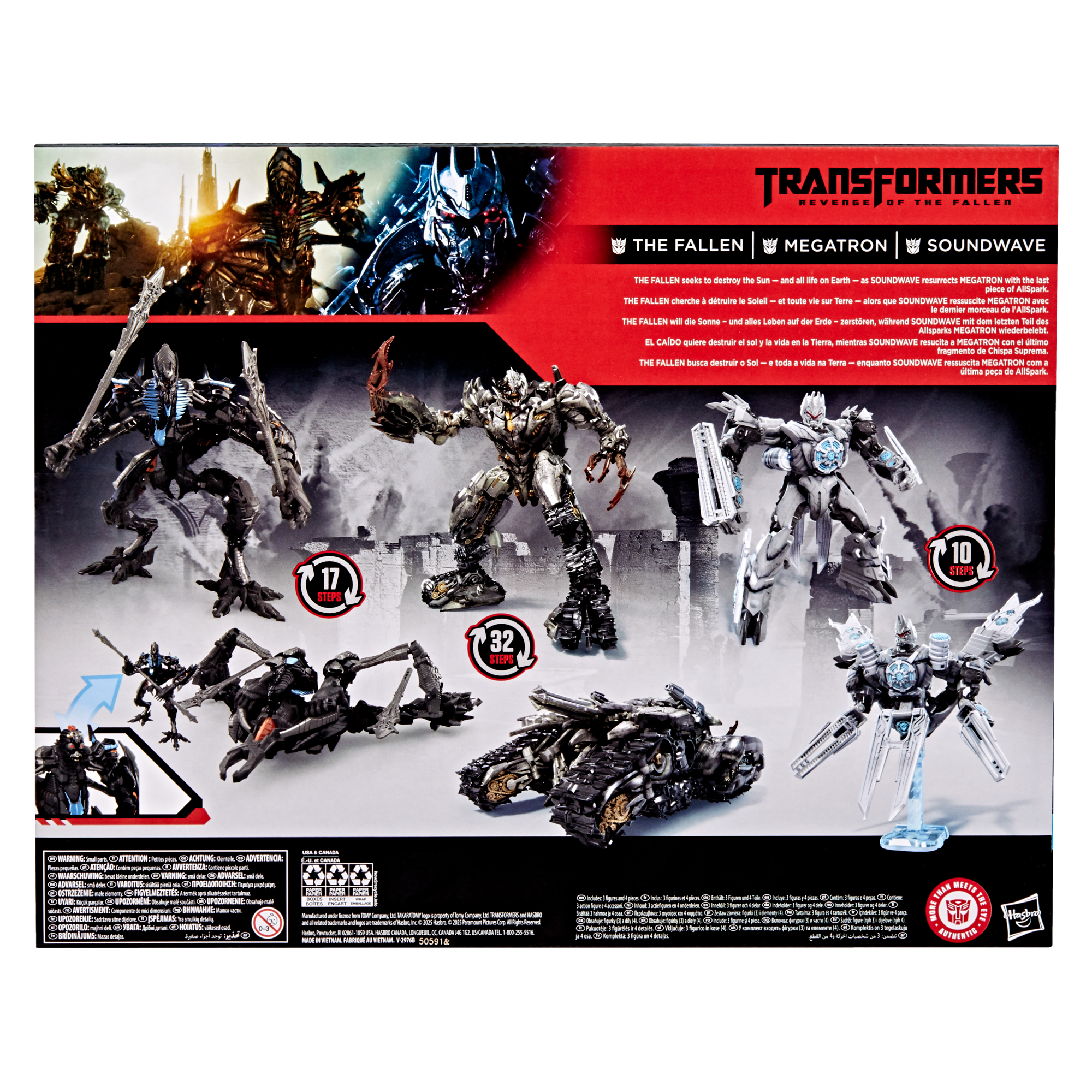 Transformers Studio Series Transformers: Revenge of the Fallen 3 Pack