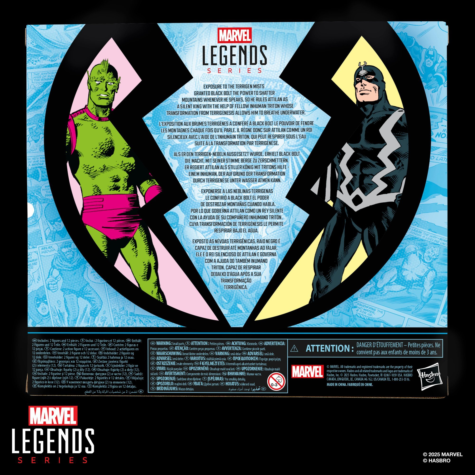 Marvel Legends Series Inhumans Black Bolt & Marvel’s Triton