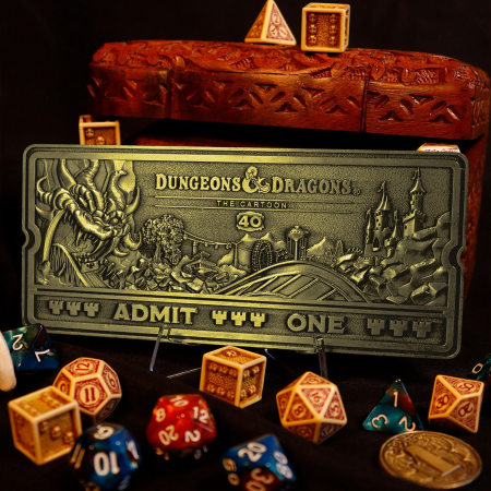 Dungeons & Dragons Limited Edition Metal Anniversary Ticket