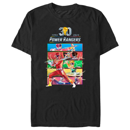 Power Rangers 30th Panels Men's T-Shirt